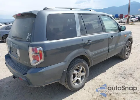 2006 Honda Pilot Ex-L из США, поврежденный, VIN 2HKYF18626H525377
